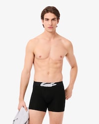 Conjunto de 3 bóxers largos de algodón elástico