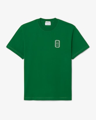 Tennis Print Cotton Jersey T-shirt