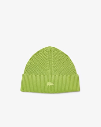 Unisex Washed Effect Ribbed Cotton Beanie