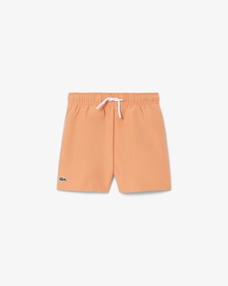 Monochromatic Lined Swim Trunks