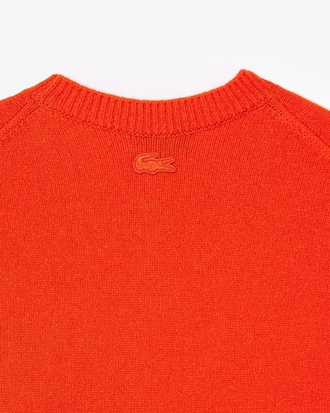 Women's Flower Motif Wool Sweater