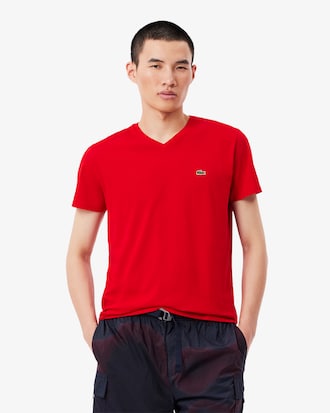 Men's Lightweight Pima Cotton V-Neck T-Shirt