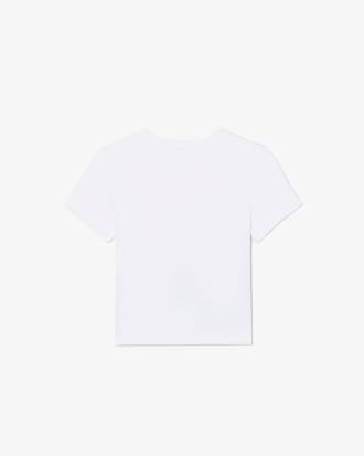 Croc Print Cotton T-Shirt