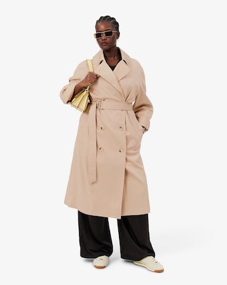 Trench-coat imperm&eacute;able surdimensionn&eacute;