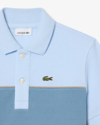 Contrast Band Petit Piqu&eacute; Polo Shirt