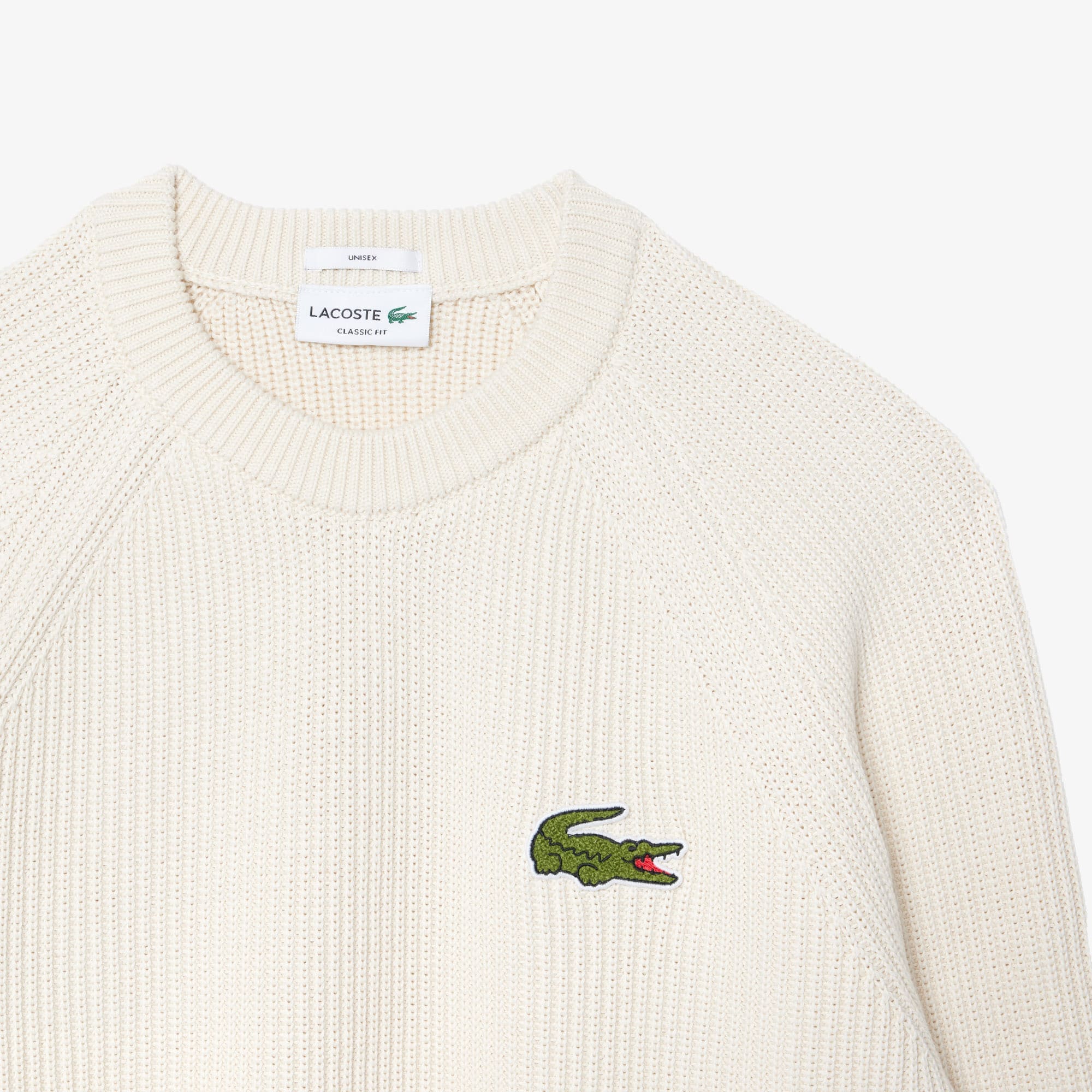 Unisex Ribbed Cotton Badge Sweater - Sweaters & Sweatshirts - New