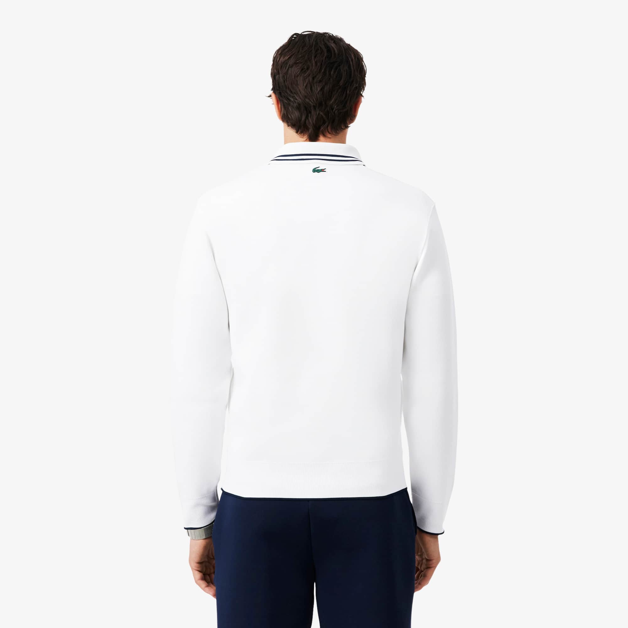 Tennis Heritage Polo Collar Zipped Sweatshirt - Sweaters