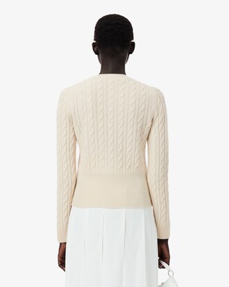 Runway Cashmere Cable Knit Cardigan