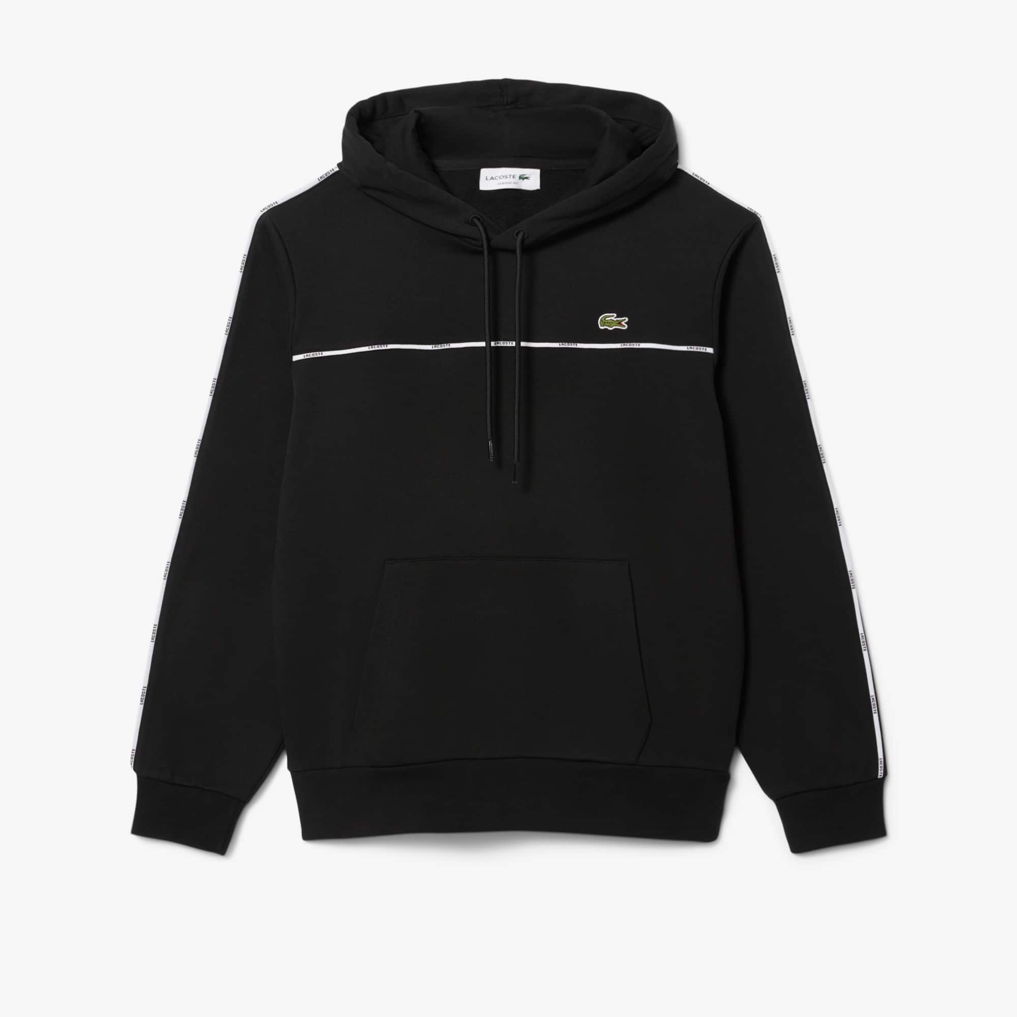 LACOSTE/ストライプロゴテープスウェットLogo Stripe Flannel Men's Classic Fit Logo Stripe Sweatshirt - Sweaters