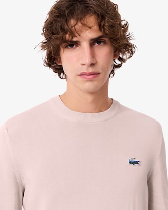 Men's Cotton Landscape Crocodile Sweater