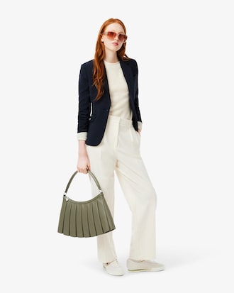 Women's Large Lenglen Leather Bag