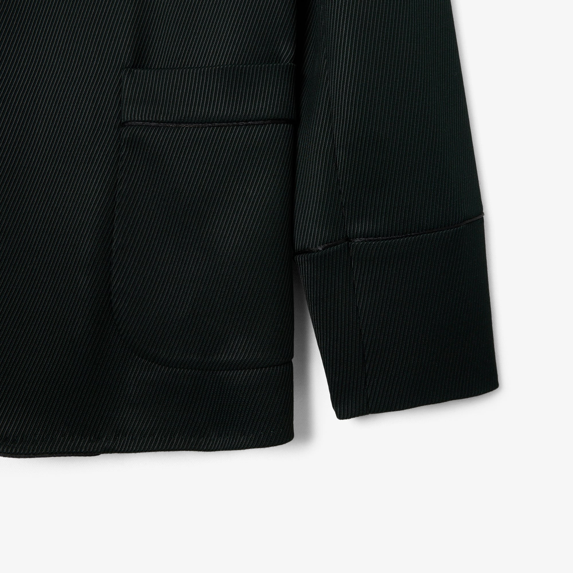 Runway Satin Shawl Neck Blazer