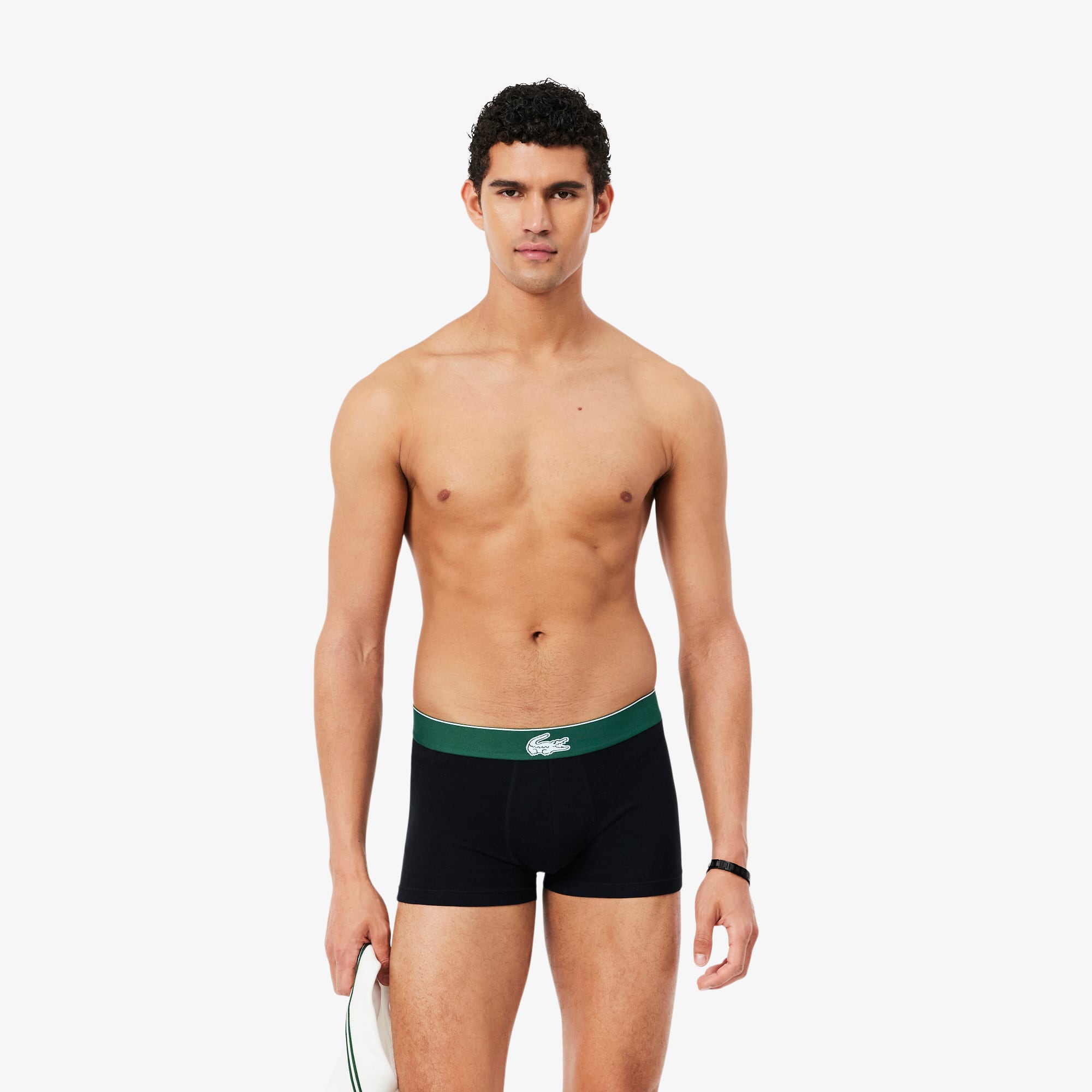 3-Pack Stretch Jersey Crocodile Trunks