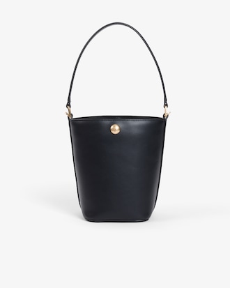 Small Tennis Bliss Leather Bucket Bag