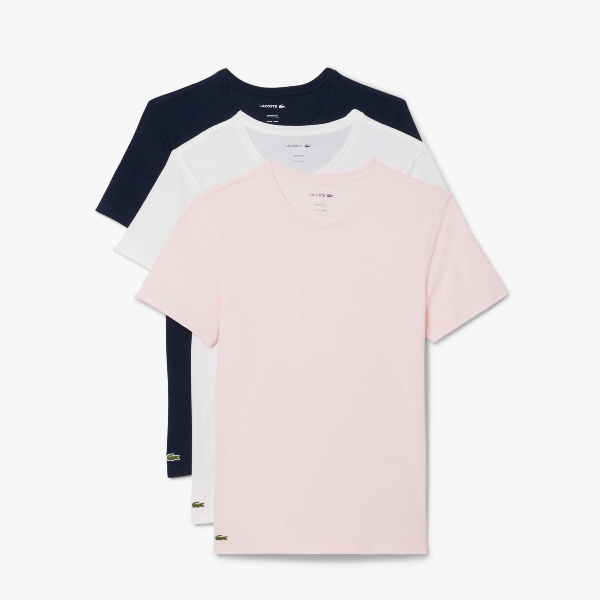 Men's 3-Pack Slim Fit Undershirts - T-shirts - New In 2026 | Lacoste