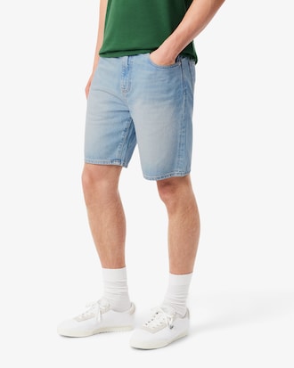 Shorts De Corte Recto Para Hombre
