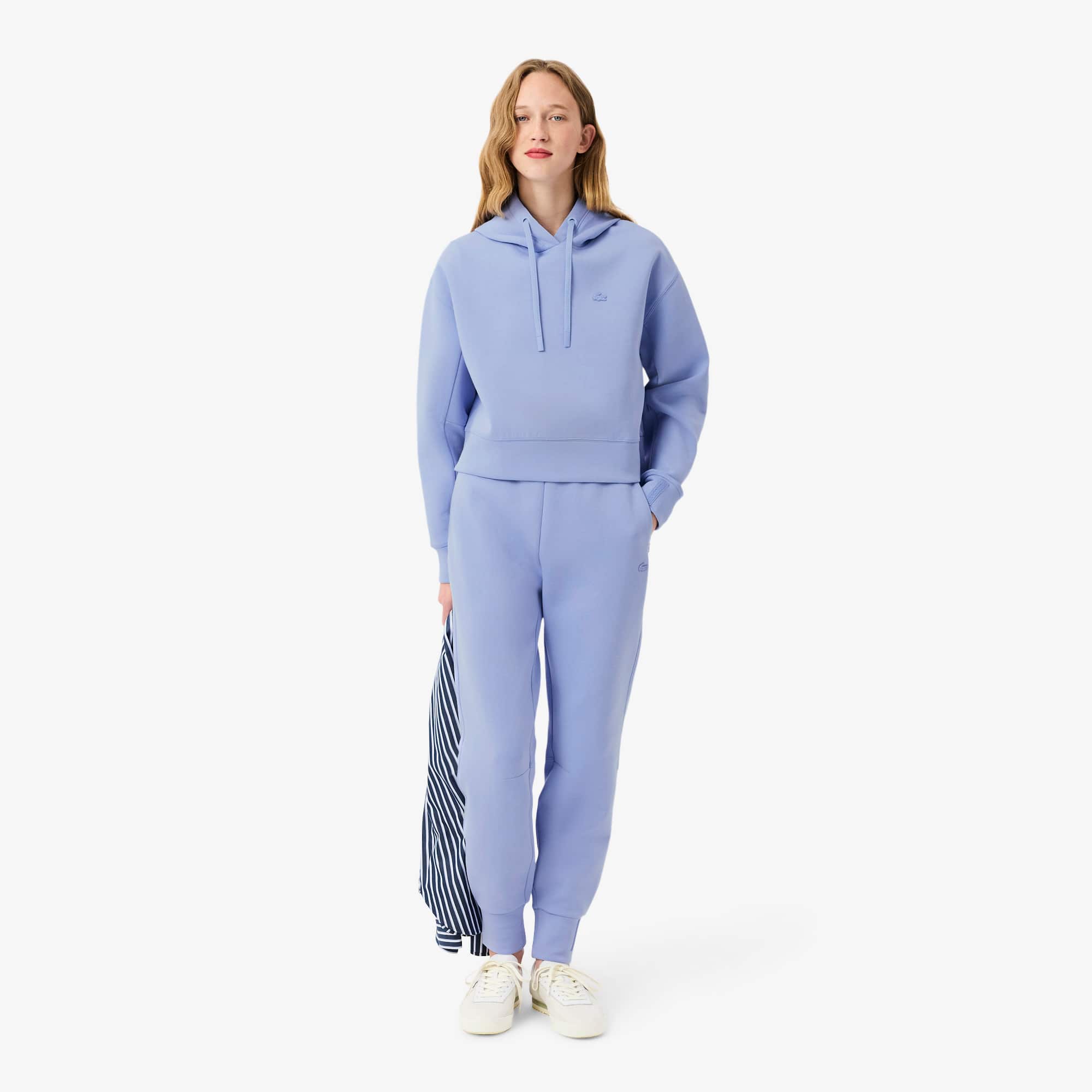 Lacoste Pantalones Deportivos De Algodón Para Mujer Purpura