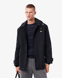 Men's Mid-Length Water-Repellent Hooded Parka
