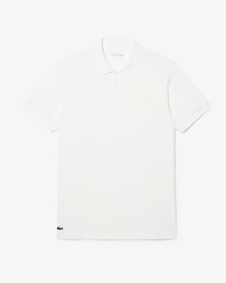 Mini Piqu&eacute; Badge Accent Stretch Golf Polo Shirt