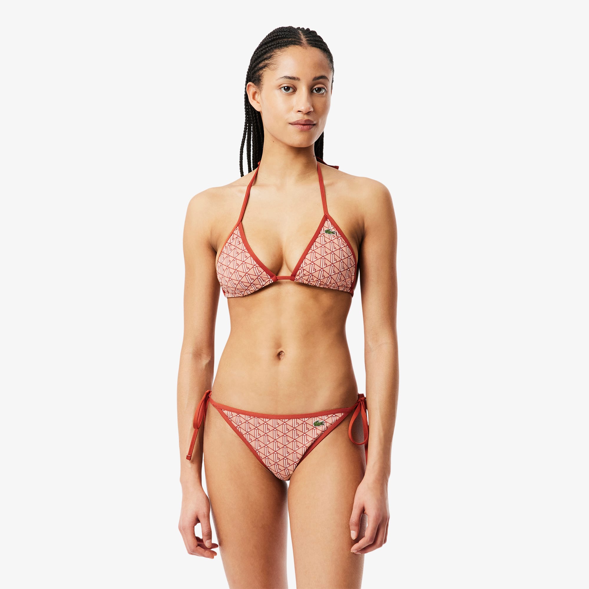 Women's Printed Jersey Swim Top - Swimwear - New In 2026 | Lacoste Women's Printed Jersey Swim Top - Swimwear - New In 2026 | Lacoste