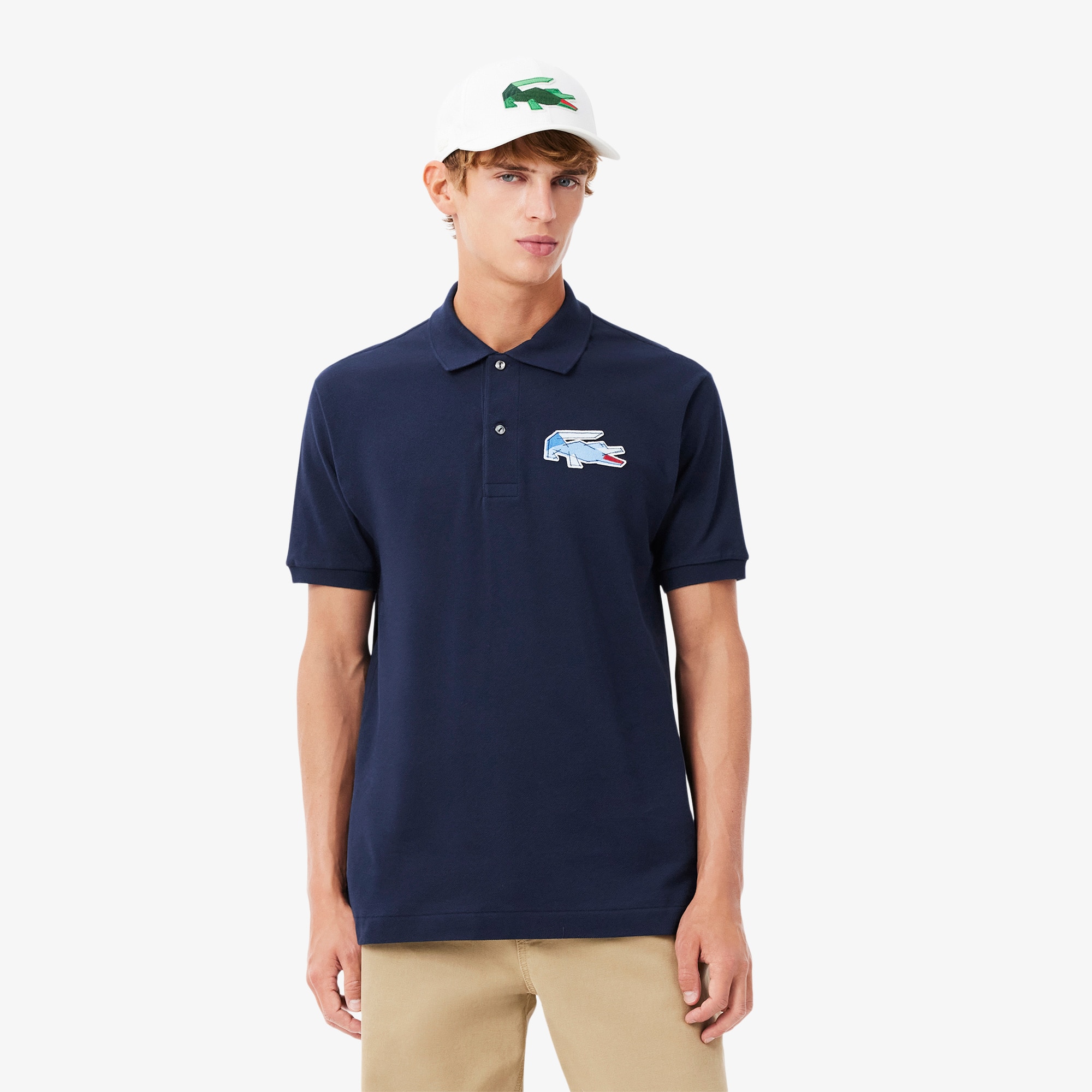 Men's Classic Fit L.12.12 Badge Polo - Polo Shirts - New In