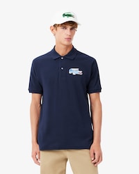 Polo con insignia L.12.12 de corte cl&aacute;sico