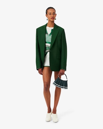 Runway Mini Lenglen Striped Leather Bag