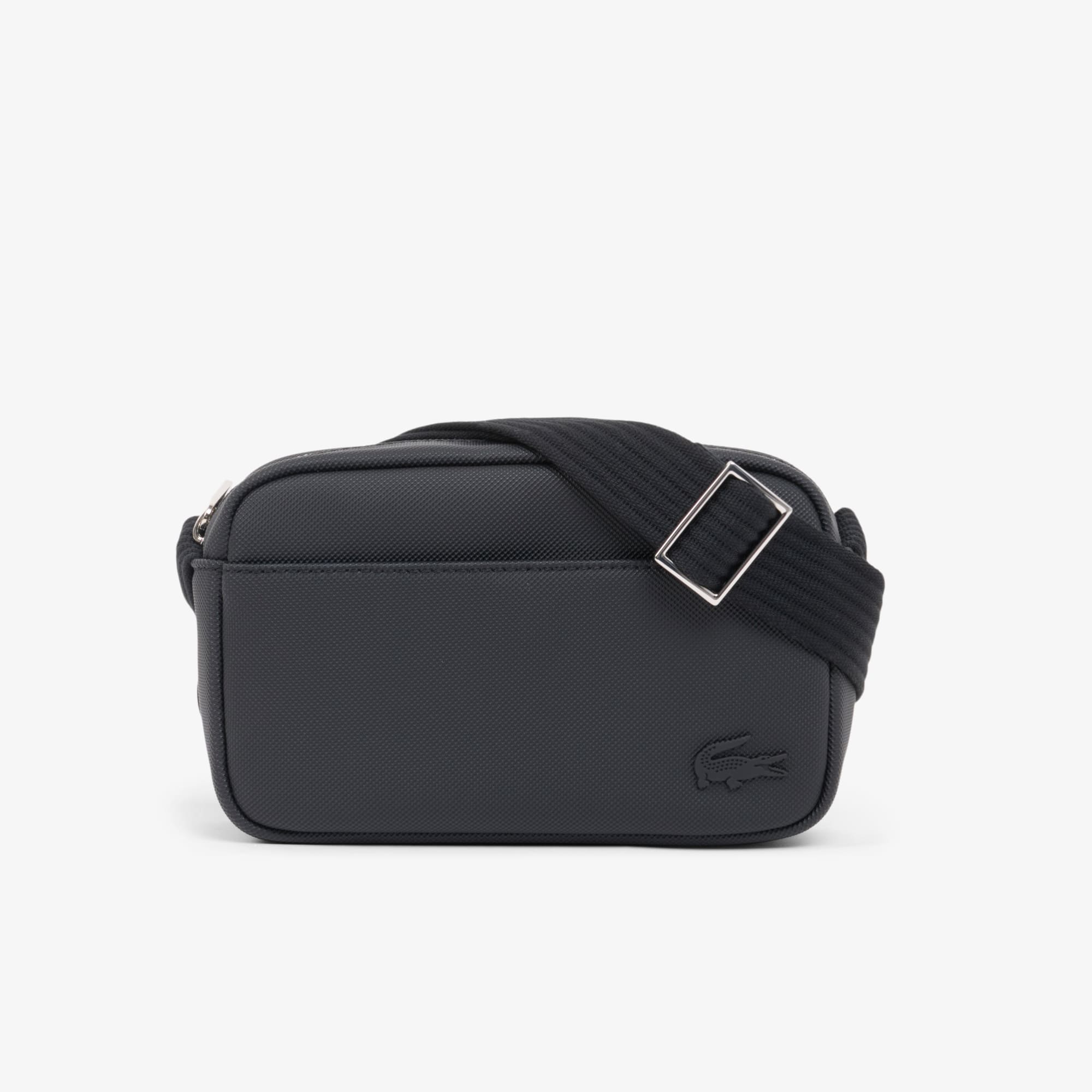 Lacoste Bandolera Reporter  Clásica para Hombre Tamaño Mini Negro