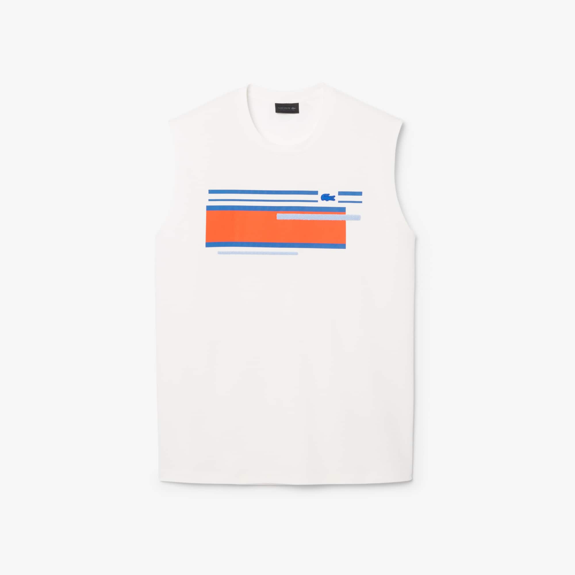 Runway Textured Stripe Jersey Tank Top