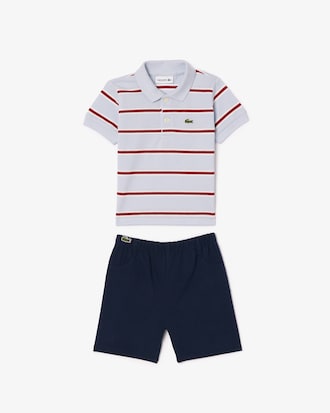 Babies' Striped Cotton Set