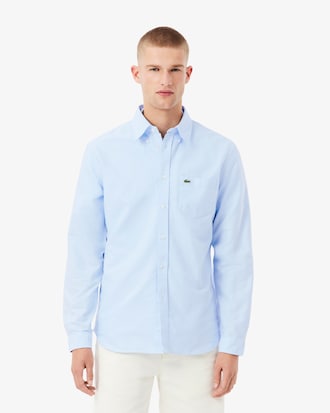 Camisa Oxford De Corte Regular Para Hombre