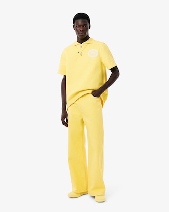 Men's Runway Oversized Denim Polo