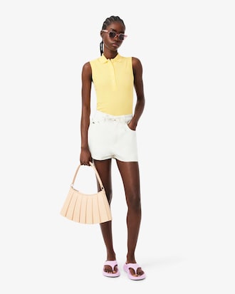 Women's Slim Fit L.12.D Sleeveless Stretch Polo