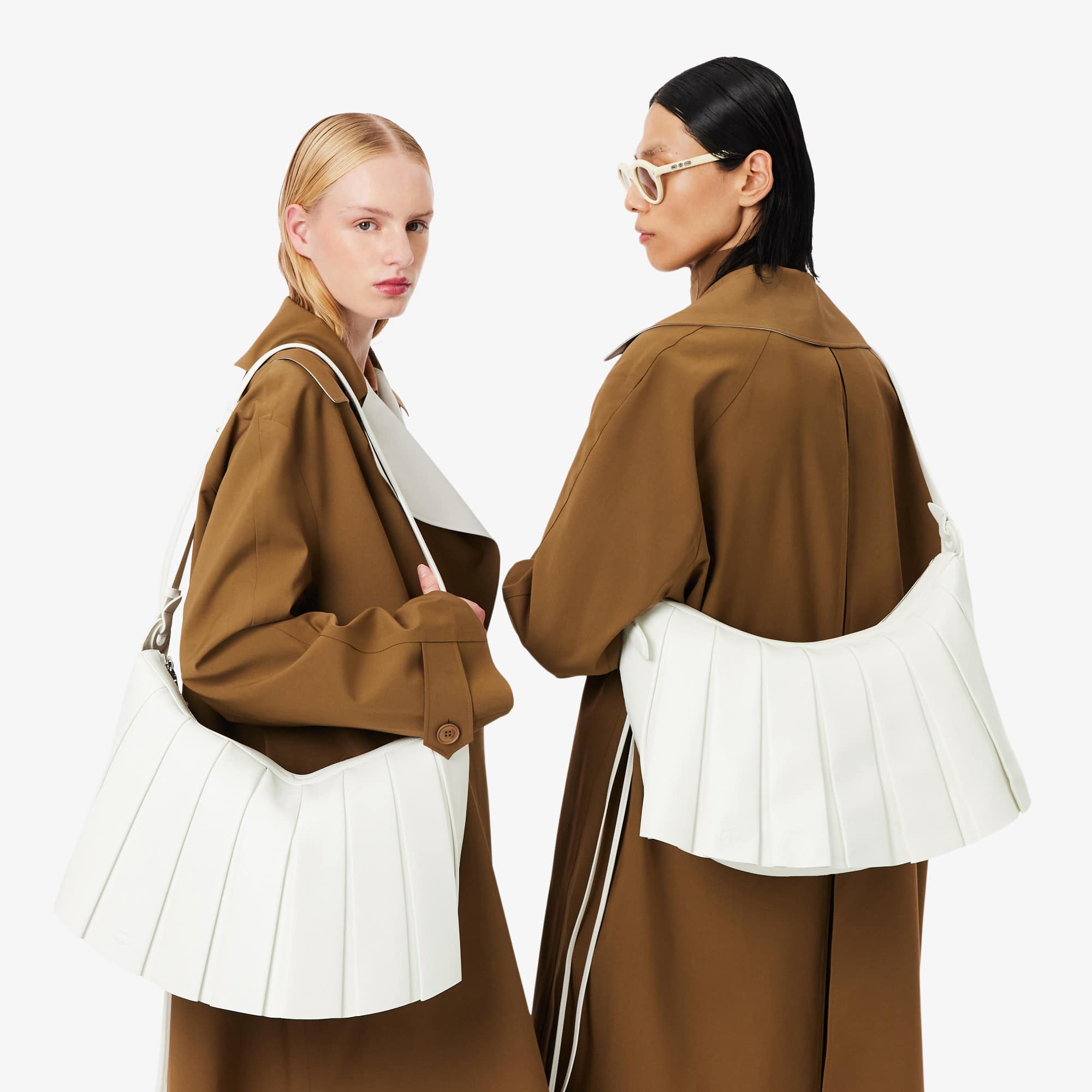 エポカsize40　 ロングジレ Runway XL Lenglen Suede Leather Hobo Bag - Crossbody Bags - New In