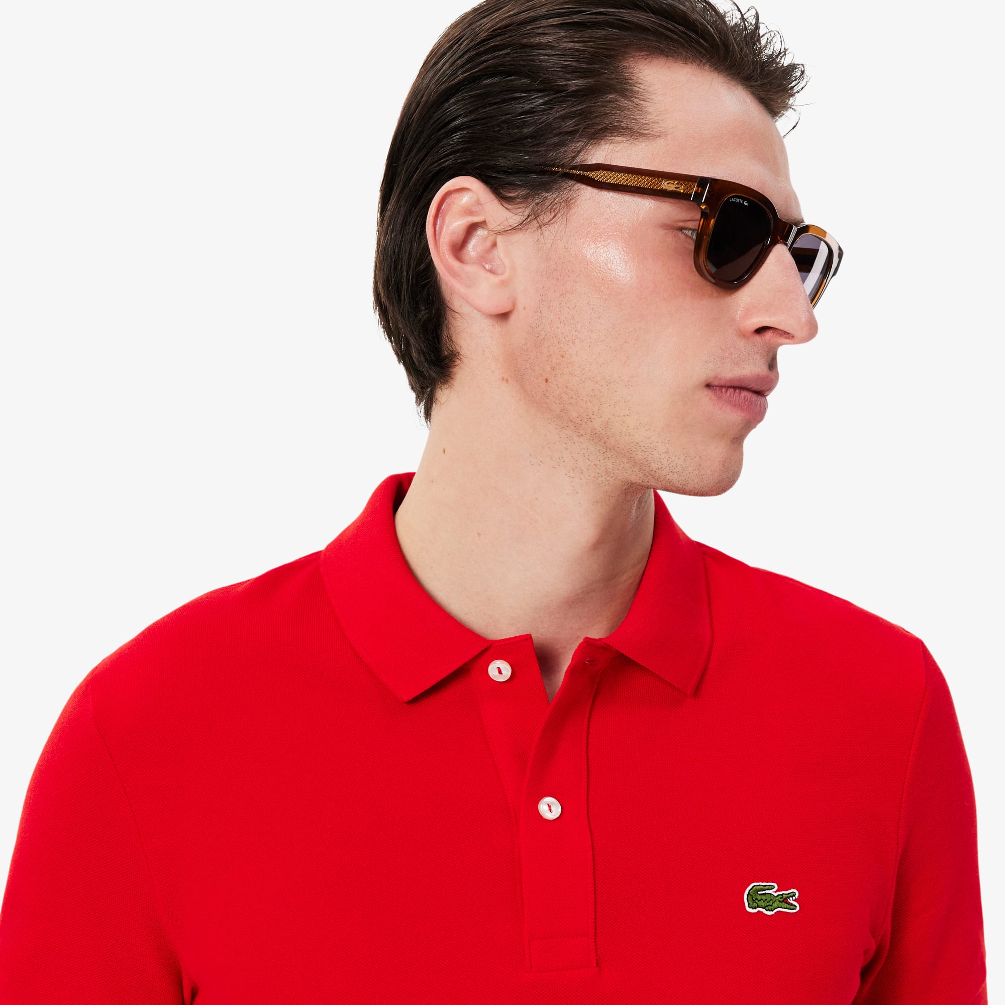 Men's Slim Fit L.12.12 Piqué Polo - Polo Shirts - New In