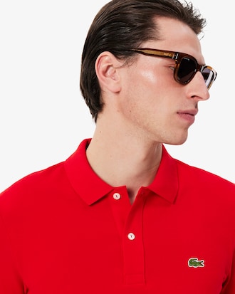 Polo de Piqué L.12.12 con Corte Slim para Hombre