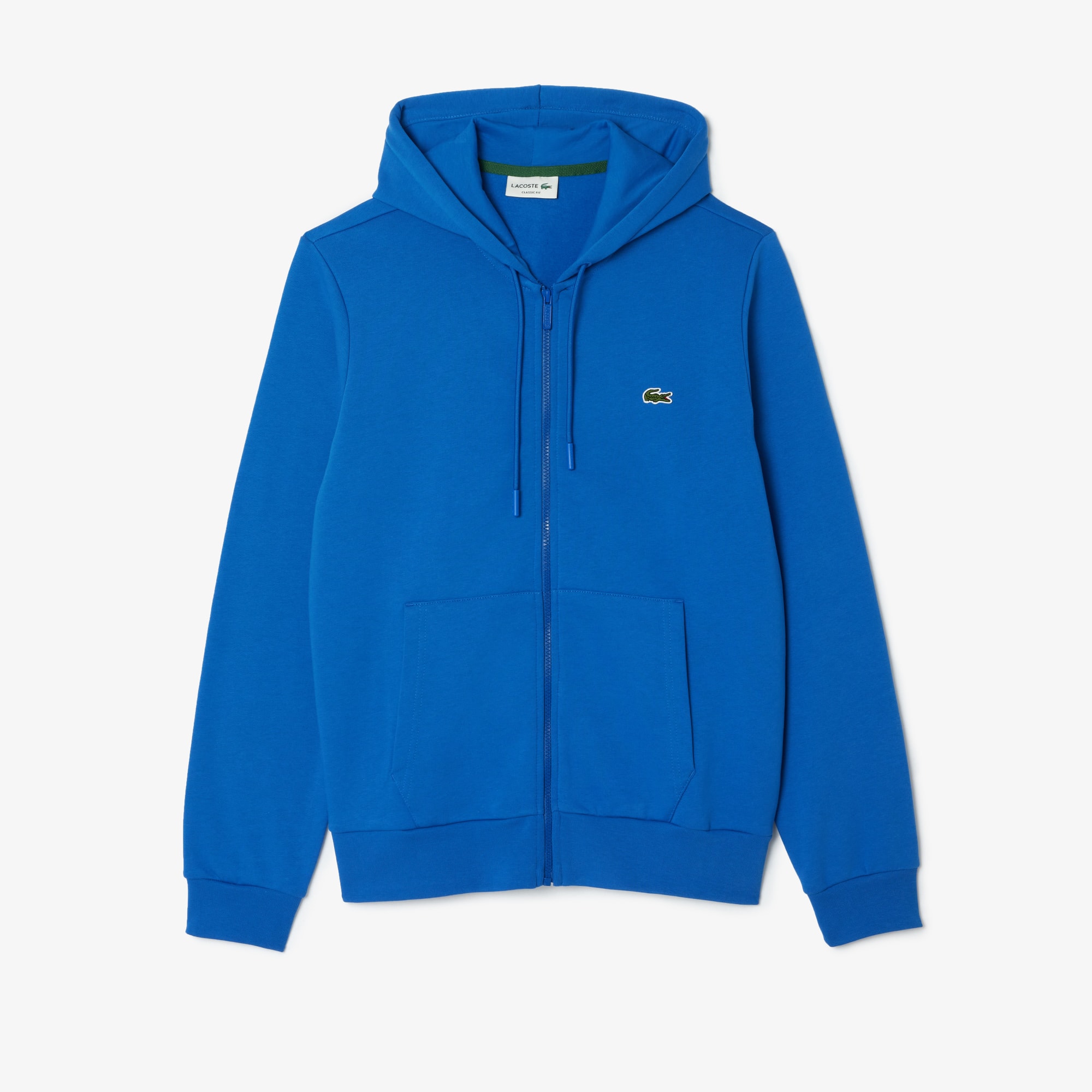 Shop Lacoste Men's Fleece Zip-up Hoodie - 4xl - 9 In Blue