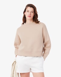 Sweatshirt oversize jersey double face