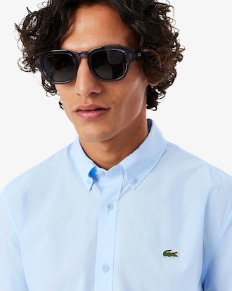Chemise manches courtes regular fit popeline