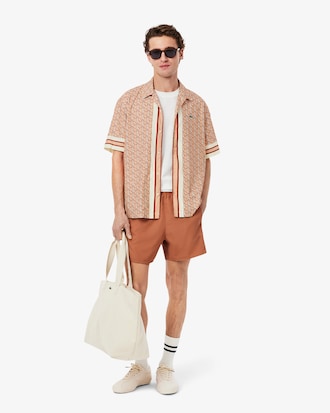 Straight Cut Monogram Shirt