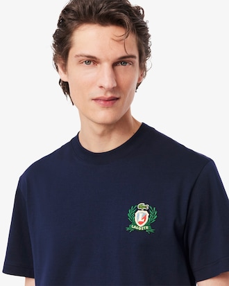 Men's Made In France Embroidered Badge T-Shirt