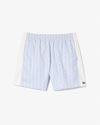 Men's Monogram Print Swim Trunks
