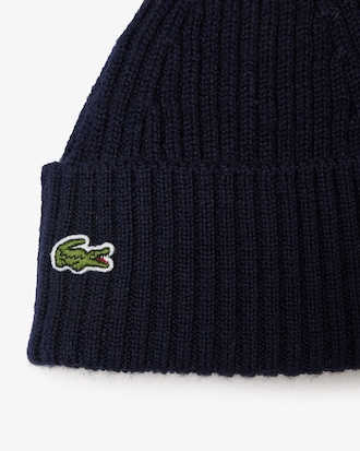 Kids' Rib Knit Wool Beanie