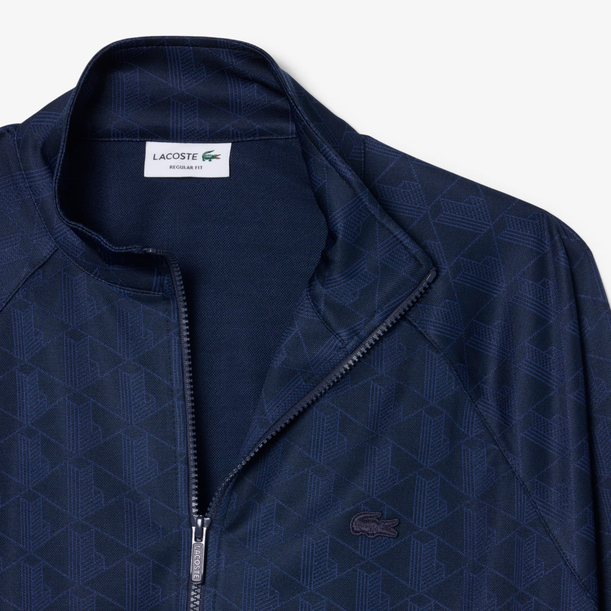 Monogram Jacquard Zipped Jacket