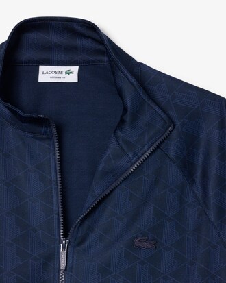 Monogram Jacquard Zipped Jacket