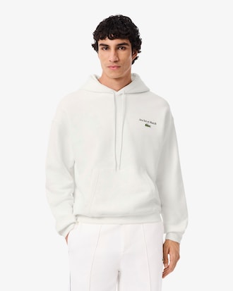 Sudadera Con Gorro De Polar Estampada