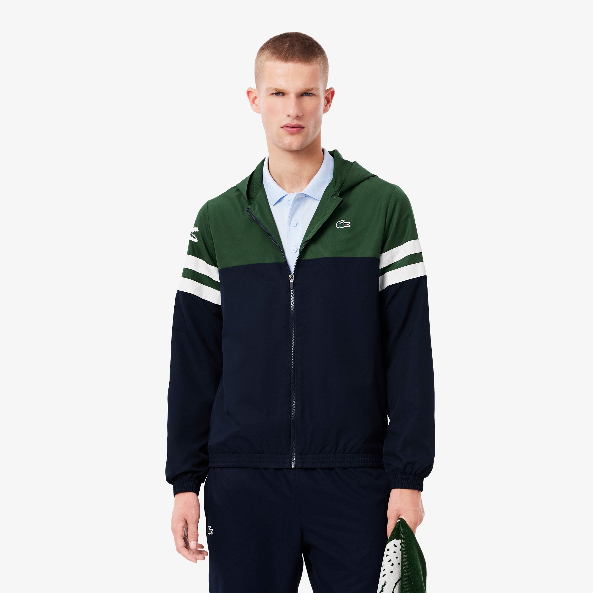 Lacoste Tennis Water-Repellent Hooded Men Jacket BH4776-51-YUN