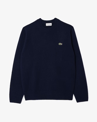 Men's 3D Knit Cashmere Crew Neck Sweater