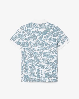 Kids' Petit Piqu&eacute; Print Polo
