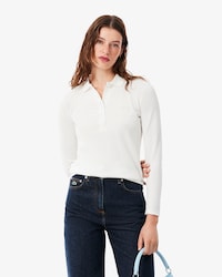 Women's Slim Fit L.12.D Stretch Mini Piqu&eacute; Polo